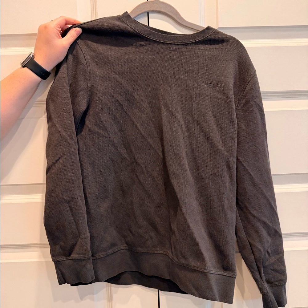Hurley Dark Gray Crewneck Sweater